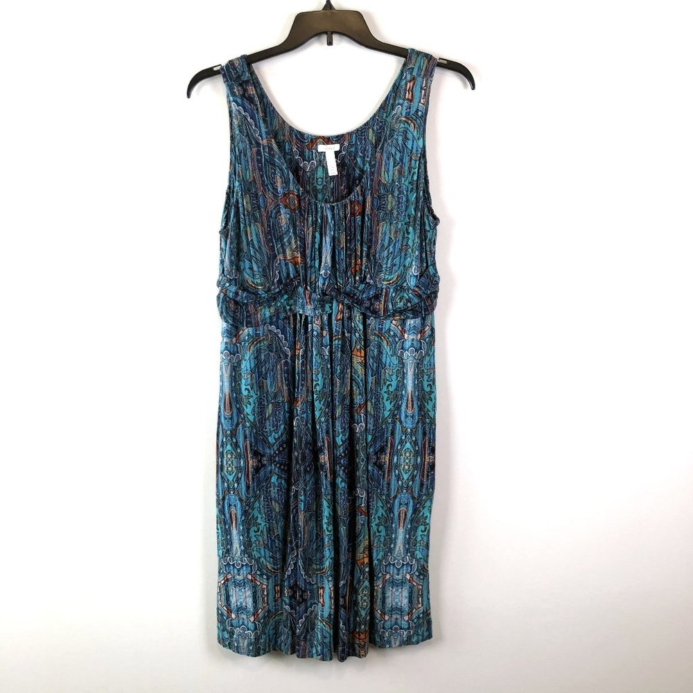 Soma Womens Twist Front Sleeveless Pocket Dress XL